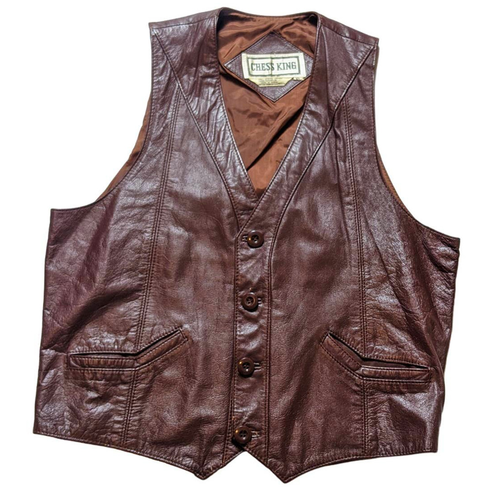 COPY - Vintage Leather Vest